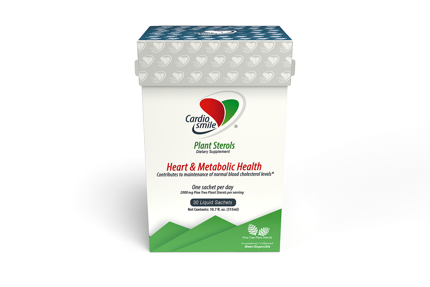 Cardiosmile 2000mg Liquid Plant Sterols Cholesterol Lowering Supplement